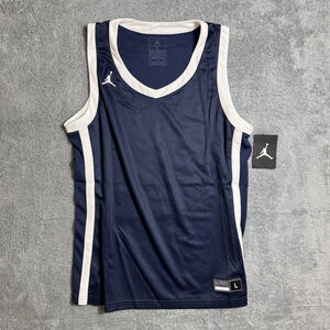 Nike Jordan Jersey Women’s Jumpman Basketball Blue Tank Top Size Large Dri Fit